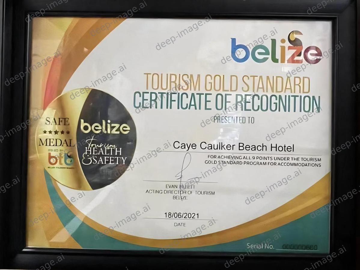 Caye Caulker Beach Hotel Esterno foto